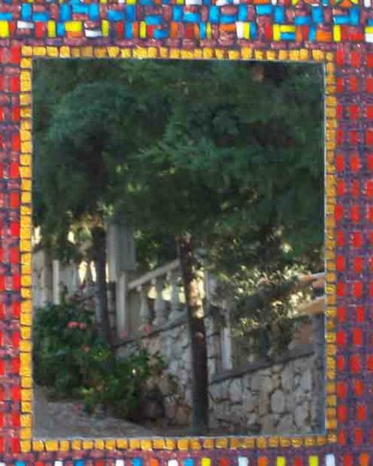 Mozaik Ayna — yüzey detayı